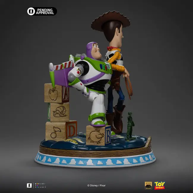 Toy Story Deluxe Art Scale Standbeeld 1/10 Buzz & Woody 21 cm