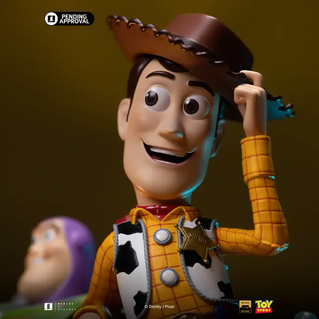 Toy Story Deluxe Art Scale Statue 1/10 Buzz & Woody 21 cm