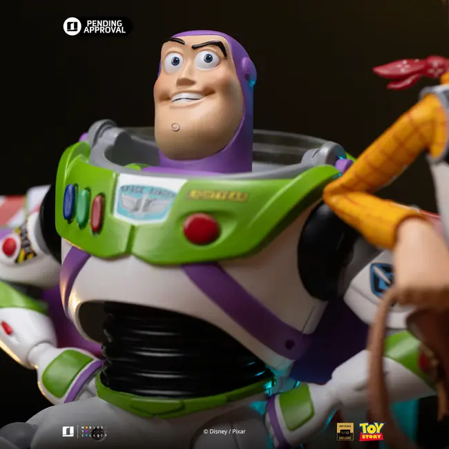 Toy Story Deluxe Art Scale Standbeeld 1/10 Buzz & Woody 21 cm