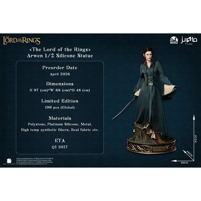 Lord of the Rings siliconen beeldje 1/2 Arwen 97 cm