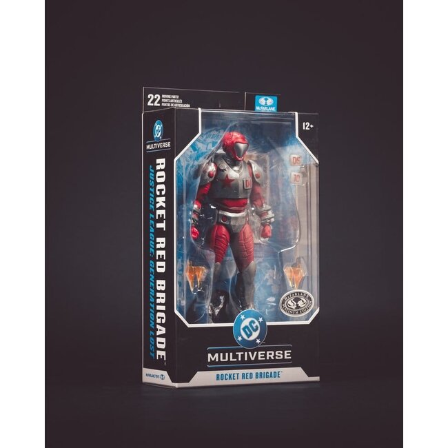 Justice League: Generation Lost DC Multiverse Actionfigur Rocket Red Brigade (Platinum Edition) 18 cm