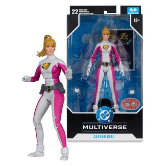 McFarlane Toys DC Multiverse Action Figure Saturn Girl (DC Classic) (Red Platinum Edition) 18 cm