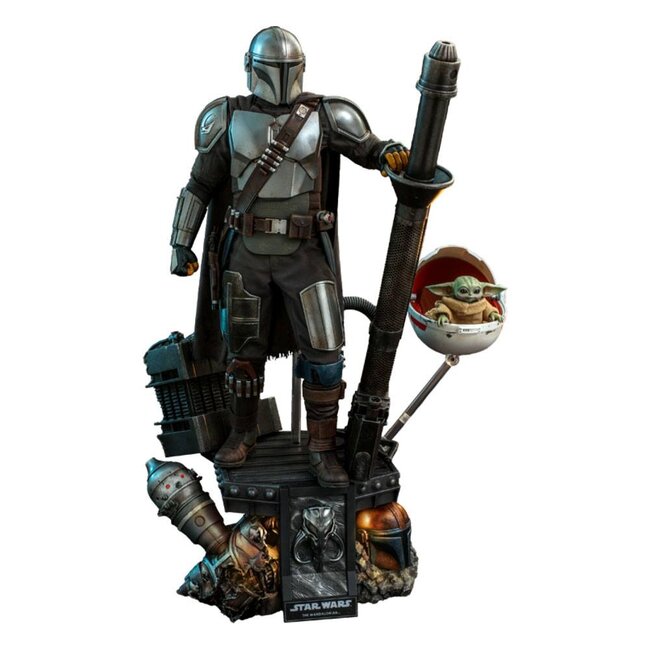 Star Wars The Mandalorian Actionfiguren-Doppelpack 1/4 The Mandalorian & The Child Deluxe 46 cm