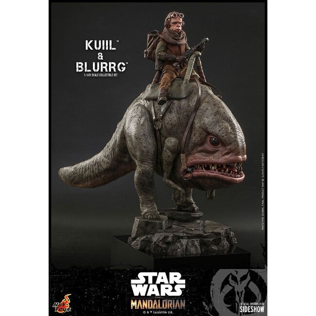 Star Wars The Mandalorian Action Figure 2-Pack 1/6 Kuiil & Blurrg 37 cm