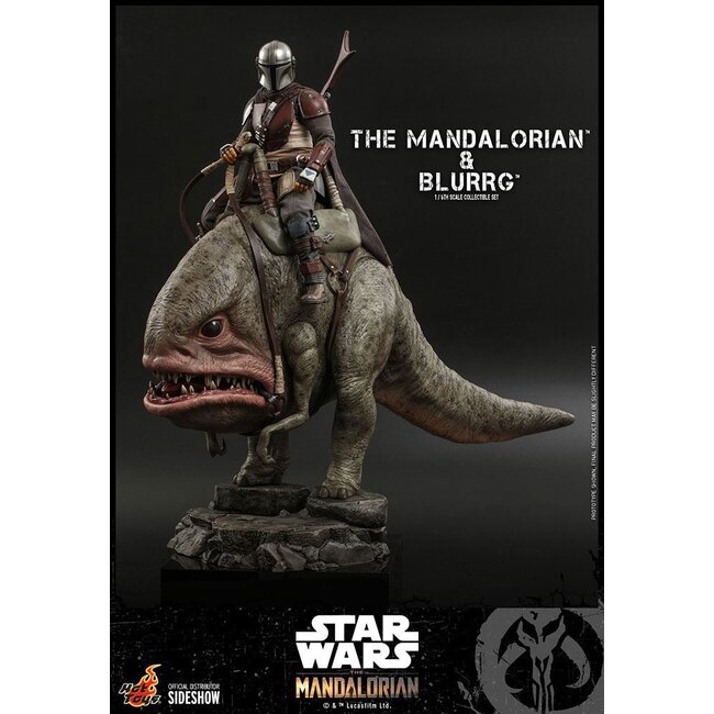 Star Wars The Mandalorian Actionfiguren-Doppelpack 1/6 The Mandalorian & Blurrg 37 cm