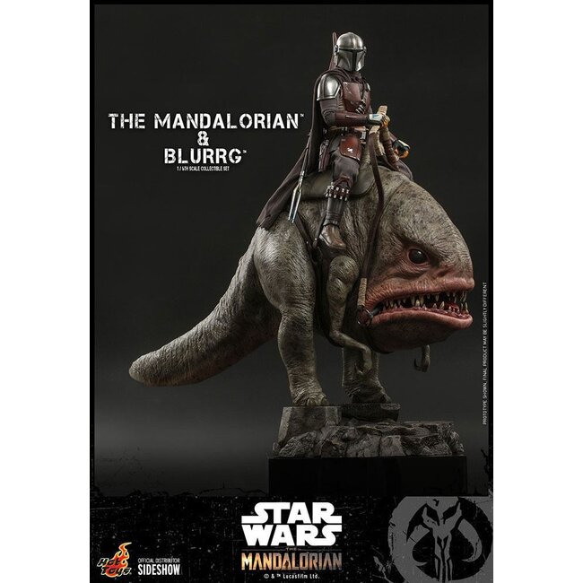Star Wars The Mandalorian Actionfiguren-Doppelpack 1/6 The Mandalorian & Blurrg 37 cm