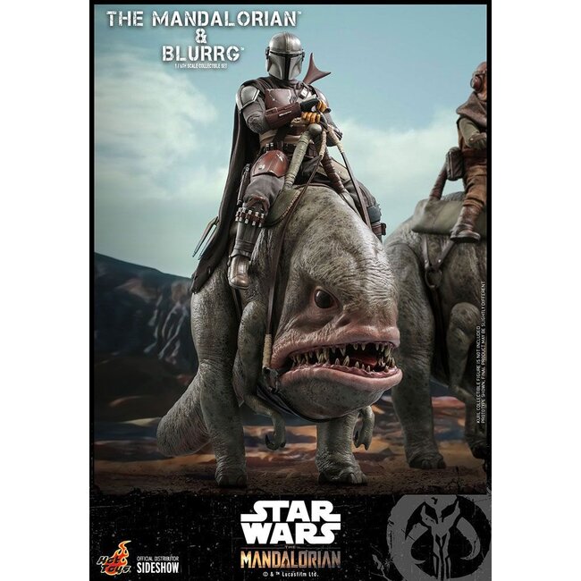 Star Wars The Mandalorian Actionfiguren-Doppelpack 1/6 The Mandalorian & Blurrg 37 cm