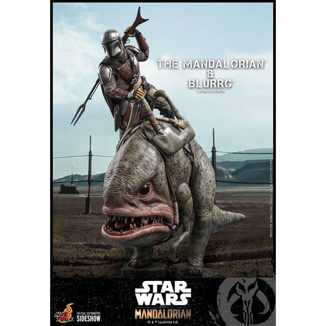 Star Wars The Mandalorian Actionfiguren-Doppelpack 1/6 The Mandalorian & Blurrg 37 cm