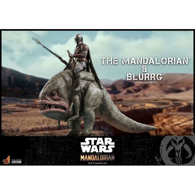 Star Wars The Mandalorian Actionfiguren-Doppelpack 1/6 The Mandalorian & Blurrg 37 cm