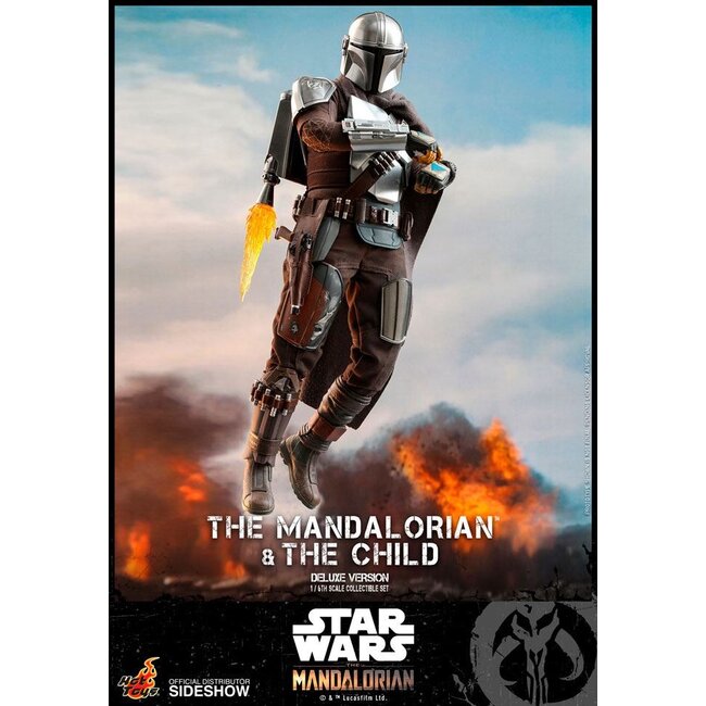 Star Wars The Mandalorian Actionfiguren-Doppelpack 1/6 The Mandalorian & The Child Deluxe 30 cm