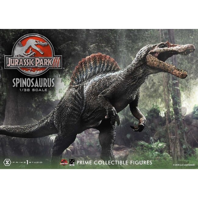 Jurassic Park III (Film) Prime Sammlerfigur Statue 1/38 Spinosaurus 24 cm