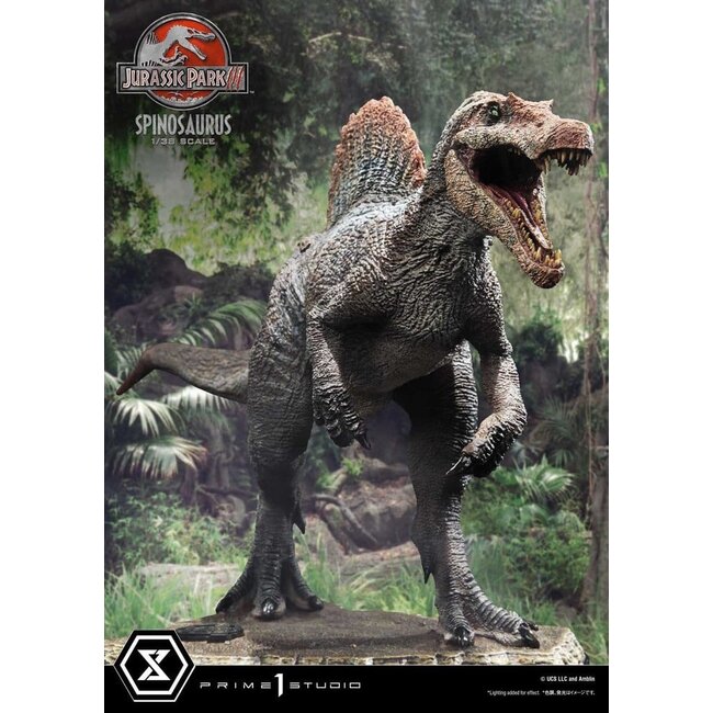 Jurassic Park III (Film) Prime Sammlerfigur Statue 1/38 Spinosaurus 24 cm