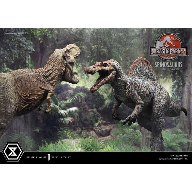 Jurassic Park III (Film) Prime Sammlerfigur Statue 1/38 Spinosaurus 24 cm