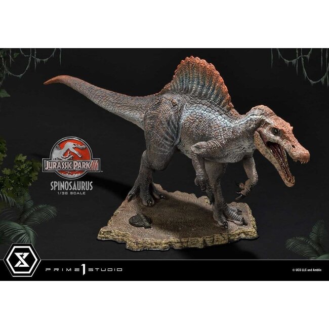 Jurassic Park III (Film) Prime Sammlerfigur Statue 1/38 Spinosaurus 24 cm