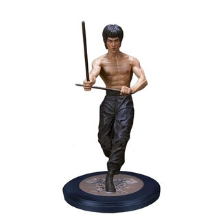 Star Ace Toys Enter the Dragon Movie Statue 1/6 Bruce Lee Kali Sticks Fight Normal Basement Version 30 cm