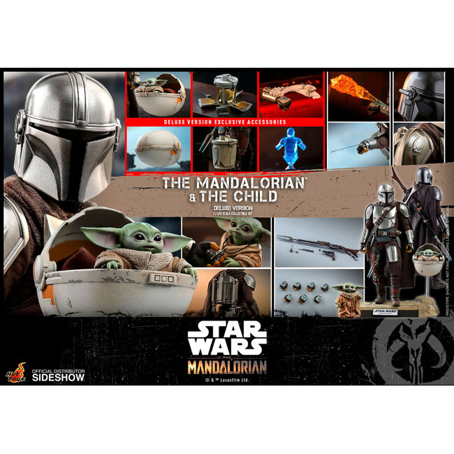 Star Wars The Mandalorian Actionfiguren-Doppelpack 1/6 The Mandalorian & The Child Deluxe 30 cm