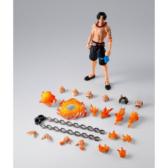 One Piece SH Figuarts Actionfigur Portgas D. Ace -Marineford- 16 cm