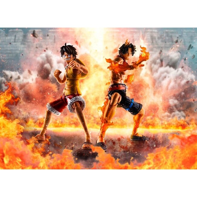 One Piece SH Figuarts Actionfigur Portgas D. Ace -Marineford- 16 cm