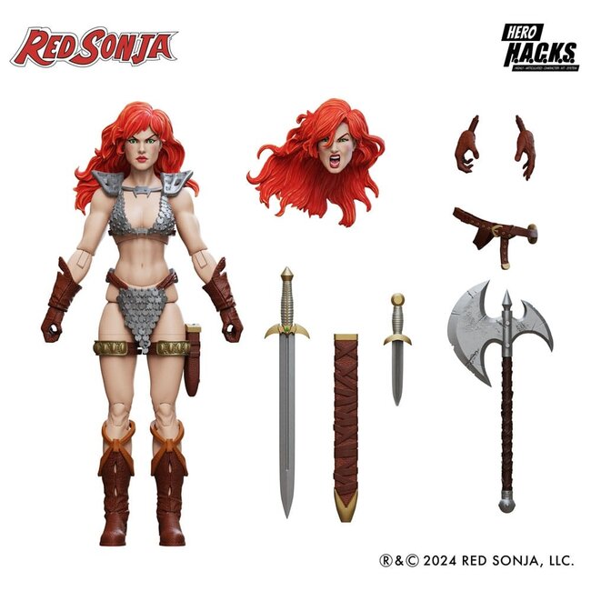 Red Sonja Hero H.A.C.K.S. Action Figure Red Sonja