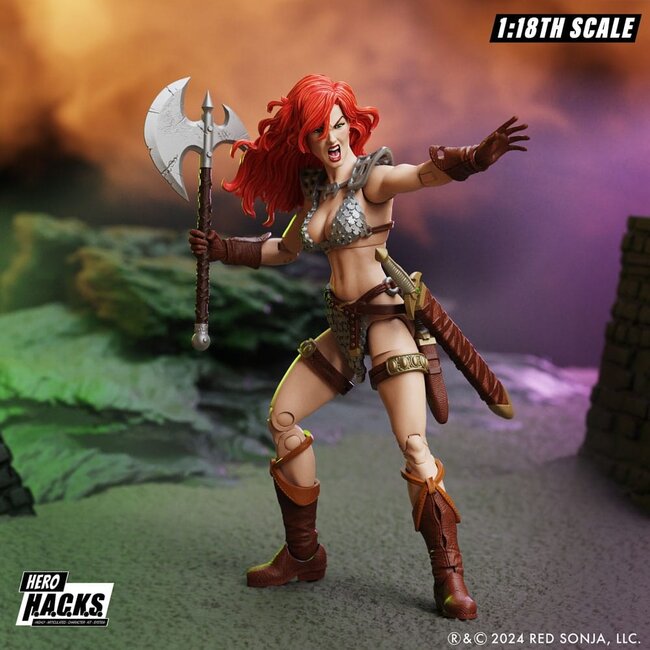 Red Sonja Hero HACKS Actionfigur Red Sonja