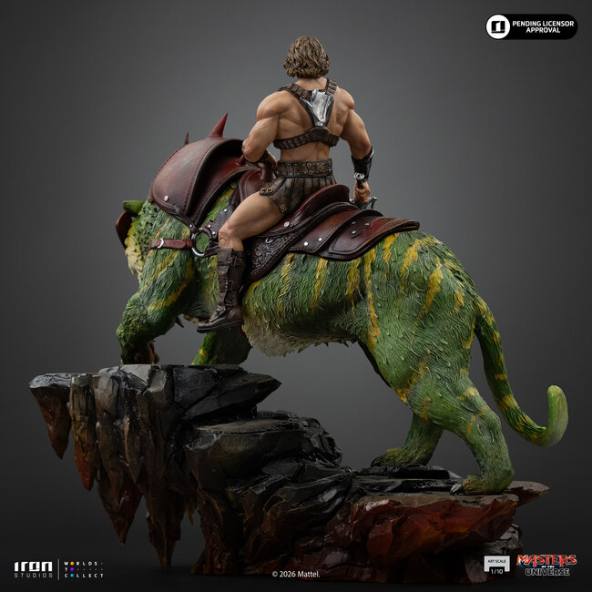 Masters of the Universe (2026) Art Scale Statue 1/10 He-Man and Battle Cat 33 cm