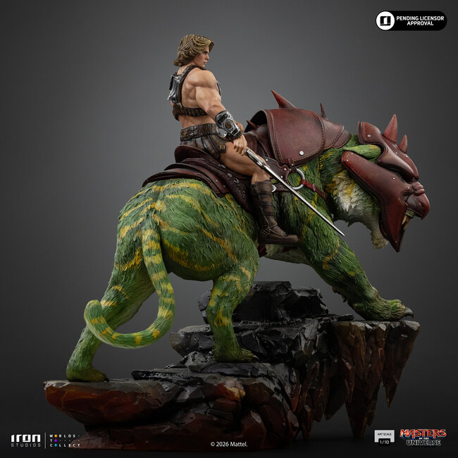 Masters of the Universe (2026) Art Scale Statue 1/10 He-Man and Battle Cat 33 cm