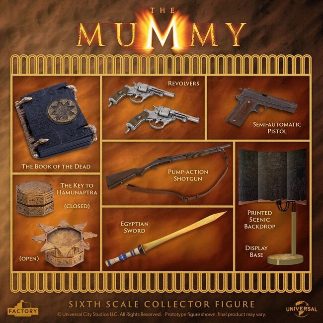 Die Mumie Actionfigur 1/6 Rick O'Connell 30 cm