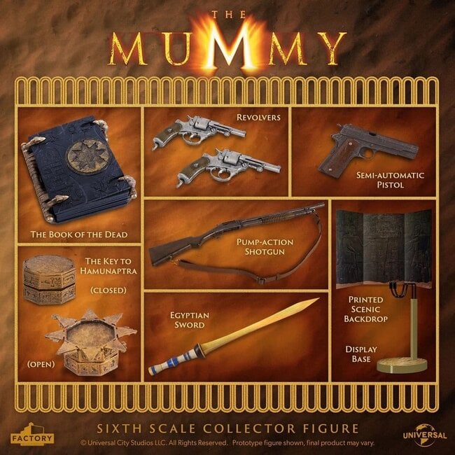 The Mummy Action Figure 1/6 Rick O’Connell 30 cm