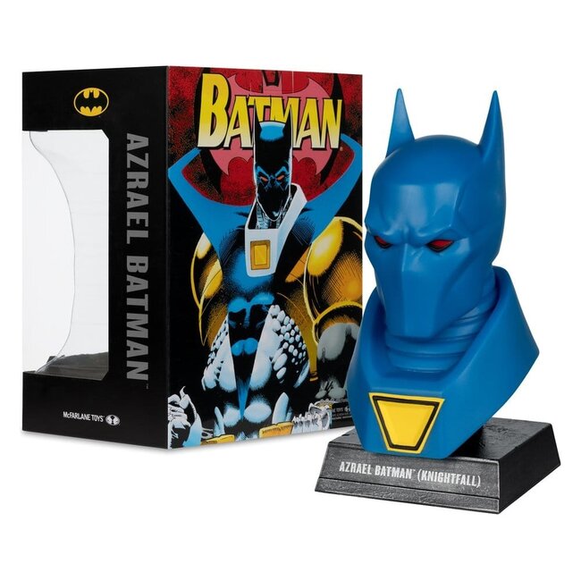 McFarlane Toys Batman DC Direct Mini-Replica 1/3 Azrael Batman Mask (Batman: Knightfall) (Gold Label Collection) 18 cm