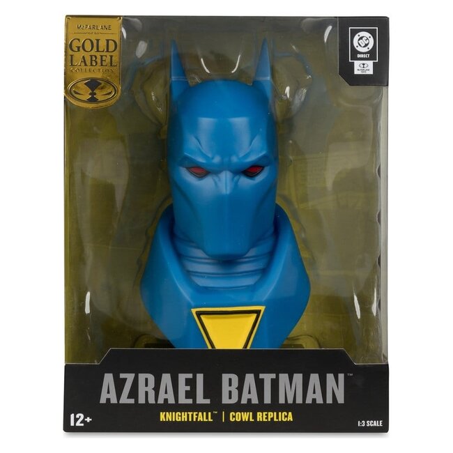Batman DC Direct Mini-Replica 1/3 Azrael Batman Mask (Batman: Knightfall) (Gold Label Collection) 18 cm
