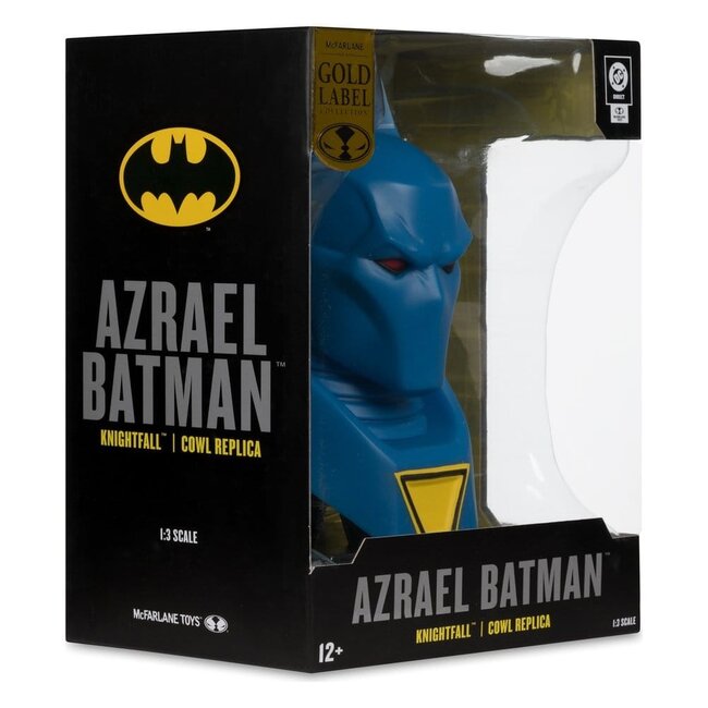 Batman DC Direct Mini-Replica 1/3 Azrael Batman Mask (Batman: Knightfall) (Gold Label Collection) 18 cm