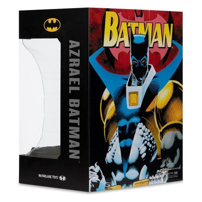 Batman DC Direct Mini-Replica 1/3 Azrael Batman Mask (Batman: Knightfall) (Gold Label Collection) 18 cm