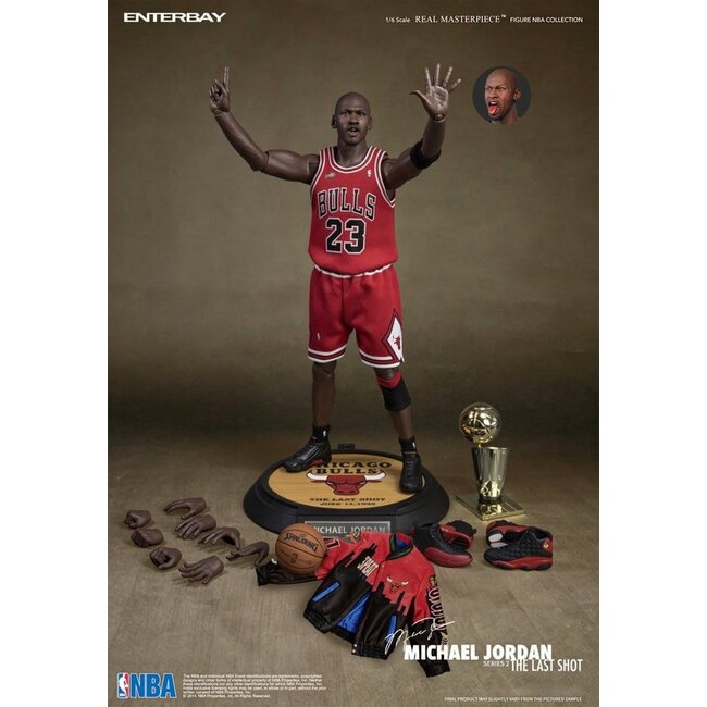 NBA Collection Real Masterpiece Action Figure 1/6 Michael Jordan Series 2 (Road Jersey Edition) 33 cm