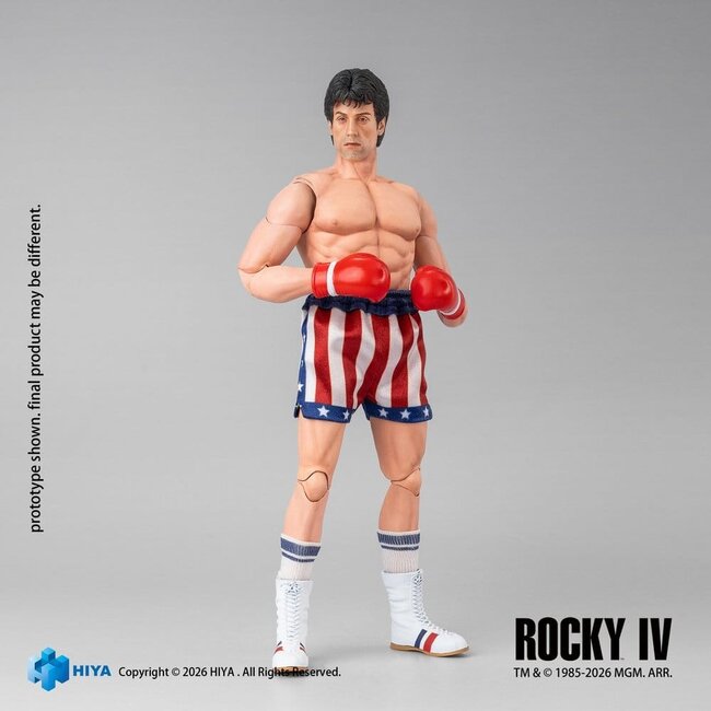 Rocky IV Exquisite Super Series Actionfigur 1/12 Rocky Boxer Version 16 cm