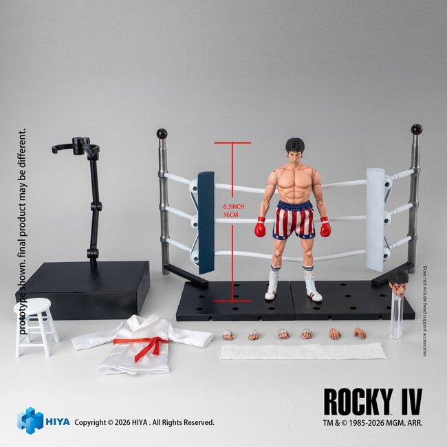 Rocky IV Exquisite Super Series Action Figure 1/12 Rocky Boxer Version 16 cm
