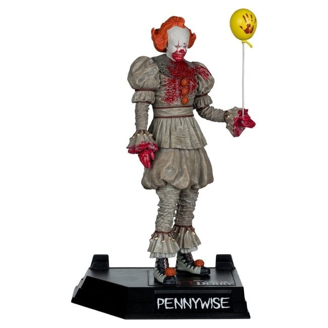 McFarlane Toys It Welcome to Derry Movie Maniacs Figure Pennywise (Bloody) 16 cm