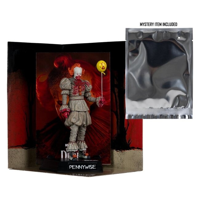 It Welcome to Derry Movie Maniacs Figure Pennywise (Bloody) 16 cm