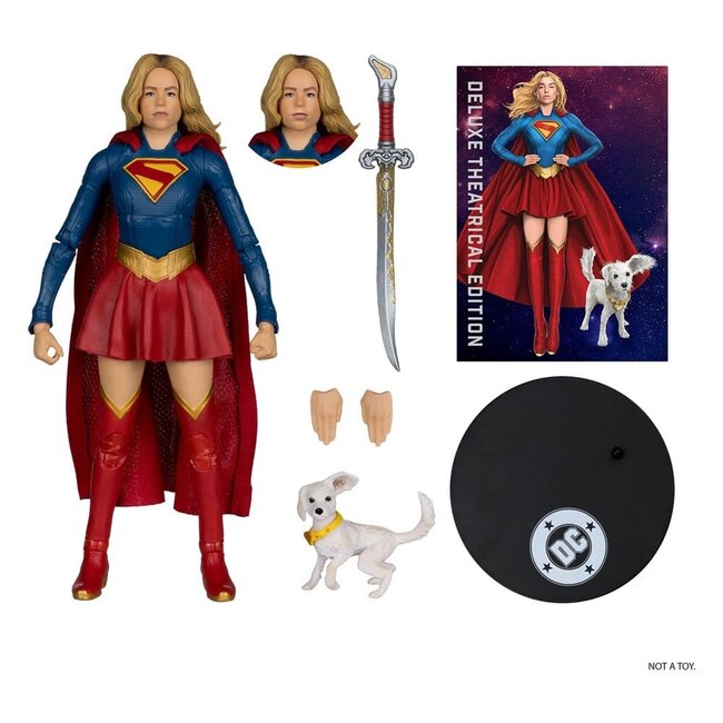 Supergirl (2026) DC Theatrical Deluxe Edition Action Figure Supergirl & Baby Krypto 17 cm