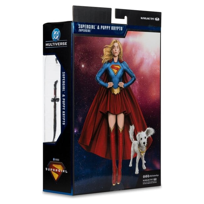 Supergirl (2026) DC Theatical Deluxe Edition Actionfigur Supergirl & Baby Krypto 17 cm
