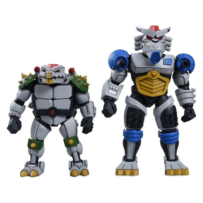 Teenage Mutant Ninja Turtles (Zeichentrickserie von 1987) 2er-Pack Actionfiguren Robo Tokka und Rahzar 18 cm