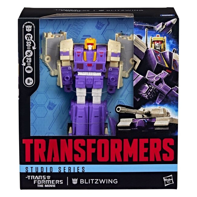The Transformers: The Movie Studio Series Leader Class Action Figure Blitzwing 18 cm