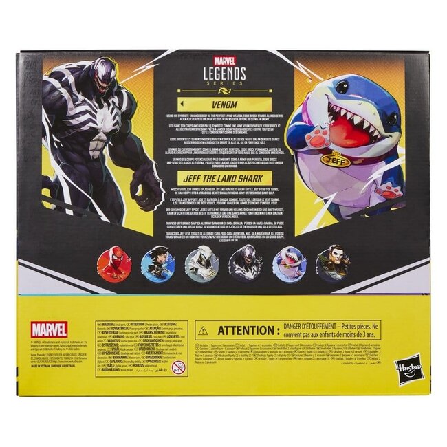 Marvel Rivals Marvel Legends Actionfiguren-Doppelpack: Venom & Jeff der Landhai (15 cm)