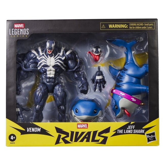 Marvel Rivals Marvel Legends Actionfiguren-Doppelpack: Venom & Jeff der Landhai (15 cm)
