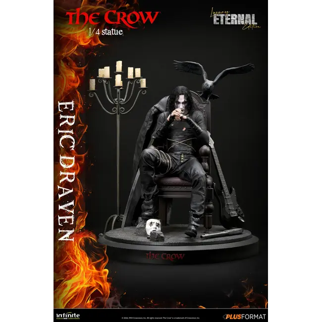 The Crow Eric Draven Luxury Eternal Edition 1/4 Plus Format Statue
