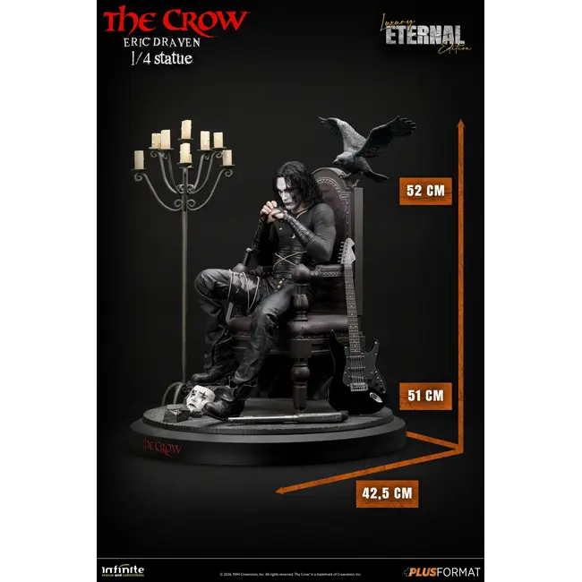 The Crow Eric Draven Luxury Eternal Edition 1/4 Plus Format Statue