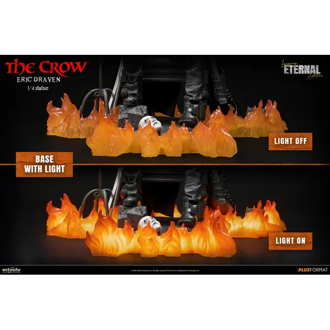 De Crow Eric Draven Luxury Eternal Edition 1/4 Plus Format Statue