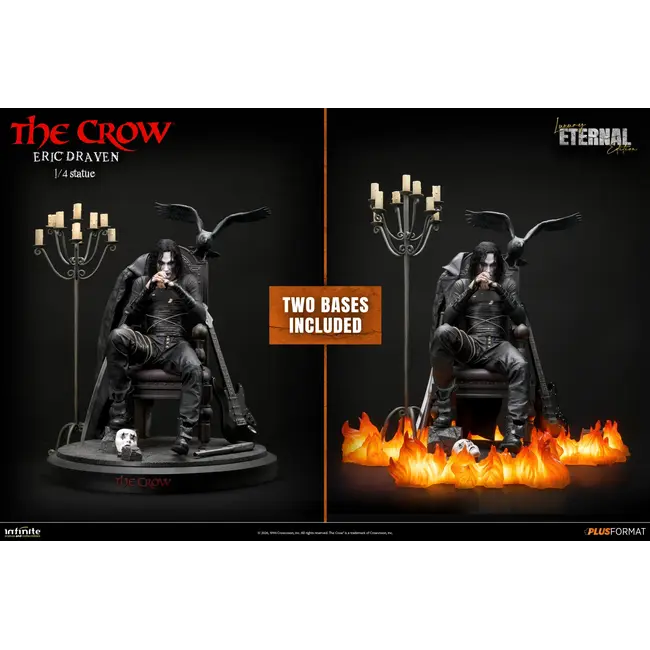 The Crow Eric Draven Luxury Eternal Edition 1/4 Plus Format Statue