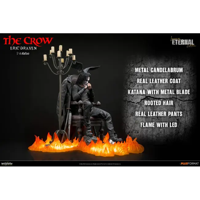 The Crow Eric Draven Luxury Eternal Edition 1/4 Plus Format Statue