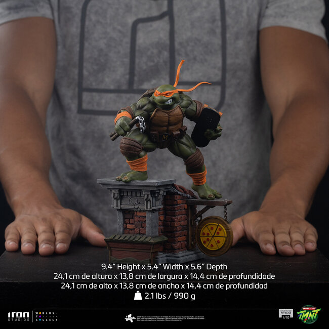 Teenage Mutant Ninja Turtles Art Scale 1/10 Michelangelo Unleashed 24 cm