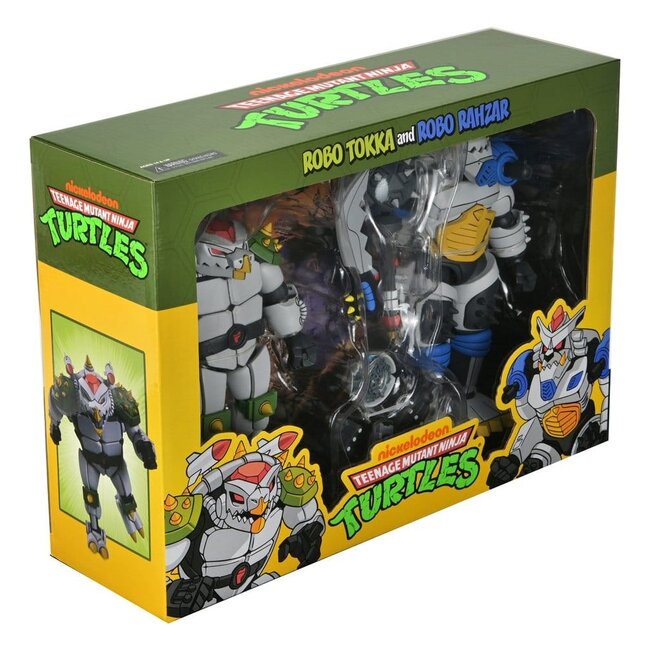 Teenage Mutant Ninja Turtles (1987 Cartoon) 2-Pack Action Figures Robo Tokka and Rahzar 18 cm